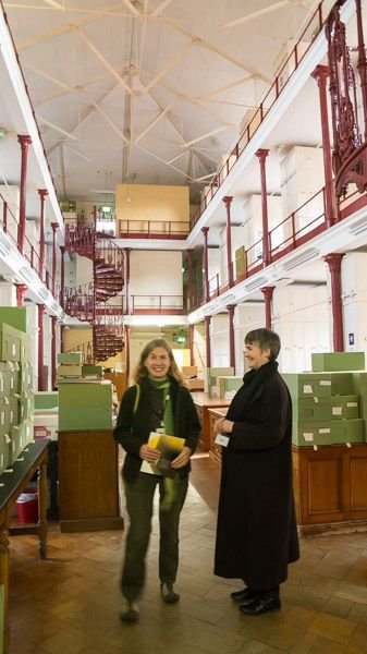 Charlotte Sweeney and I in the old Herbarium Building